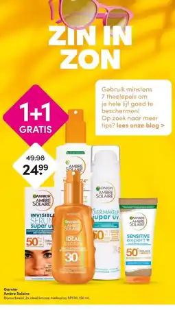 DA Garnier Ambre Solaire aanbieding