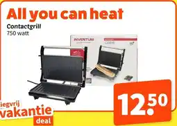 Wibra Contactgrill 750 watt aanbieding