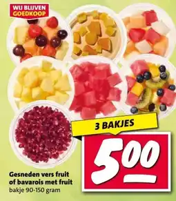 Nettorama Gesneden vers fruit of bavarois met fruit aanbieding