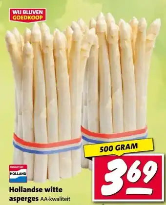 Nettorama Hollandse witte asperges aanbieding