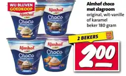 Nettorama Almhof choco met slagroom aanbieding