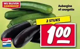 Nettorama Aubergine of courgette aanbieding