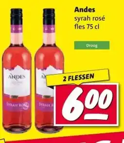 Nettorama Andes aanbieding