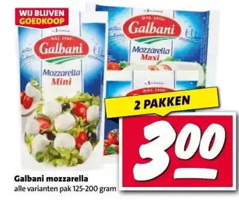 Nettorama Galbani mozzarella aanbieding