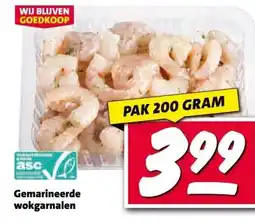 Nettorama Gemarineerde wokgarnalen aanbieding