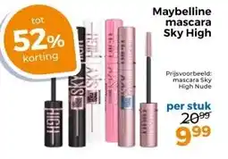 Trekpleister Maybelline mascara Sky High aanbieding