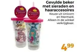 Trekpleister Gevulde beker met sieraden en haaraccesoires aanbieding