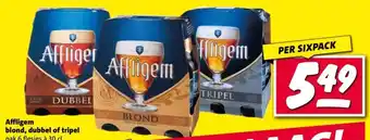 Nettorama Affligem blond, dubbel of tripel aanbieding