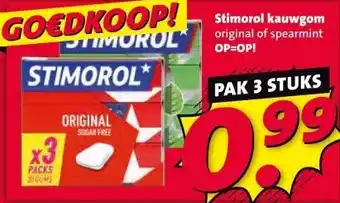 Nettorama Stimorol kauwgom aanbieding