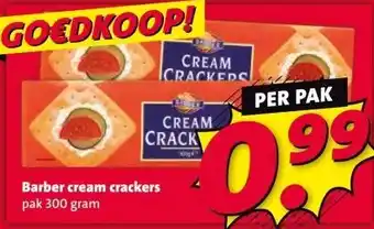 Nettorama Barber cream crackers aanbieding