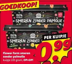 Nettorama Flower Farm smeren zonder palmolie aanbieding