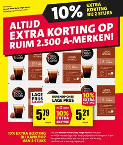 Nettorama Nescafe Dolce Gusto lungo intenso aanbieding