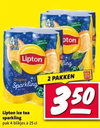 Nettorama Lipton ice tea sparkling aanbieding