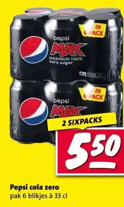 Nettorama Pepsi cola zero aanbieding