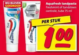 Nettorama Aquafresh tandpasta aanbieding
