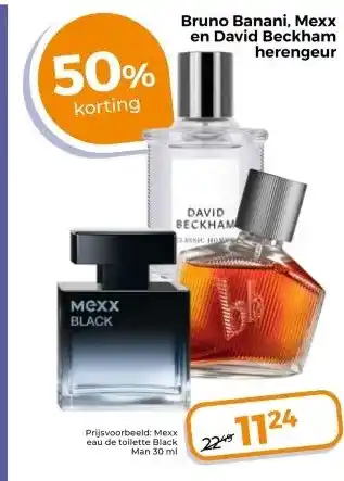 Trekpleister Bruno Banani, Mexx en David Beckham aanbieding