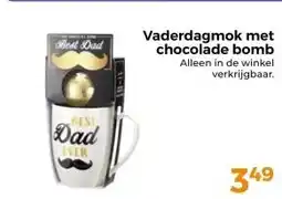 Trekpleister Vaderdagmok met chocolade bomb aanbieding