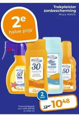 Trekpleister Trekpleister zonbescherming aanbieding