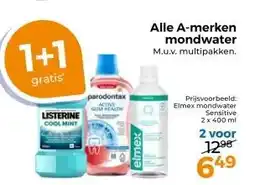 Trekpleister Alle A-merken mondwater aanbieding