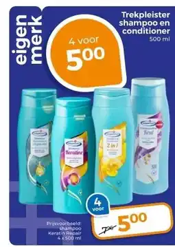 Trekpleister Trekpleister shampoo en conditioner aanbieding