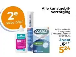 Trekpleister Alle kunstgebit- verzorging aanbieding