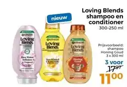 Trekpleister Loving Blends shampoo en conditioner 300-250 ml aanbieding