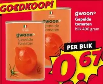 Nettorama gwoonº Gepelde tomaten aanbieding