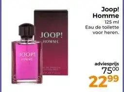 Trekpleister Joop! Homme aanbieding