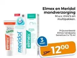 Trekpleister Elmex en Meridol mondverzorging aanbieding