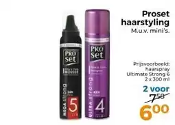 Trekpleister Proset haarstyling M.u.v. mini's. aanbieding
