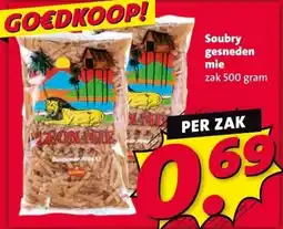 Nettorama Soubry gesneden mie aanbieding