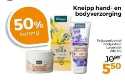Trekpleister Kneipp hand- en bodyverzorging aanbieding