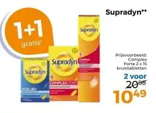 Trekpleister Supradyn** aanbieding