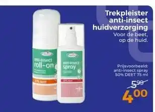 Trekpleister Trekpleister anti-insect huidverzorging aanbieding