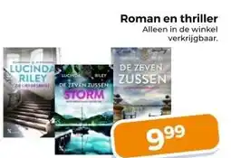 Trekpleister Roman en thriller aanbieding