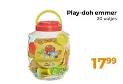 Trekpleister Play-doh emmer 20 potjes aanbieding