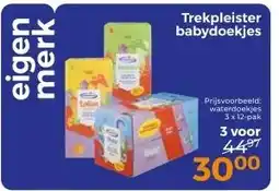 Trekpleister Trekpleister babydoekjes aanbieding