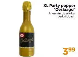 Trekpleister XL Party popper Geslaagd aanbieding