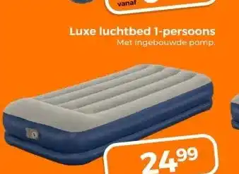 Trekpleister Luxe luchtbed 1-persoons aanbieding