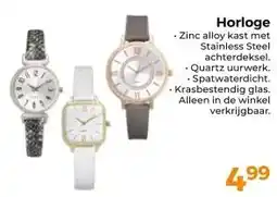 Trekpleister Horloge aanbieding