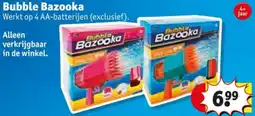 Kruidvat Bubble Bazooka aanbieding