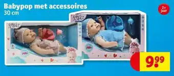 Kruidvat Babypop met accessoires aanbieding