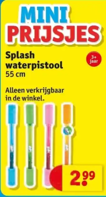 Kruidvat Splash waterpistool aanbieding