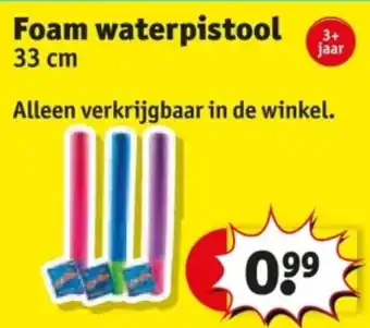 Kruidvat Foam waterpistool aanbieding