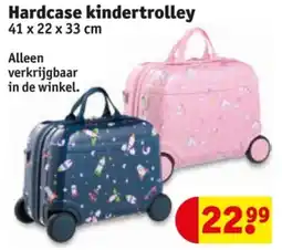 Kruidvat Hardcase kindertrolley aanbieding