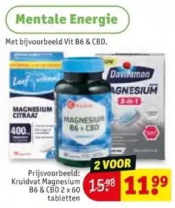 Kruidvat Kruidvat Magnesium B6 & CBD aanbieding