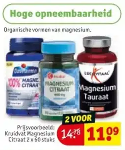 Kruidvat Kruidvat Magnesium Citraat aanbieding