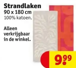 Kruidvat Strandlaken aanbieding
