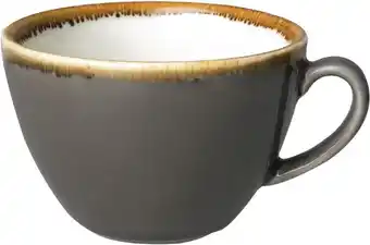 Bol.com Olympia Kiln Cappuccino Kop Grijs 34cl ( Set van 6 ) aanbieding