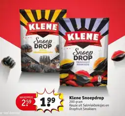 Kruidvat Klene Snoepdrop aanbieding